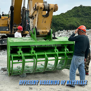 Tarama çakıl, kum ve inşaat atık beton geri dönüşüm ve toprak eleme yüksek frekanslı iskelet eleme kovası - Product Image 4