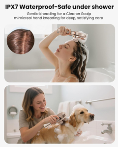 Electric Scalp <b>Massager</b> Massage Comb with Human Hand Kneading Red Light Function for Hair Care - Product Image 2