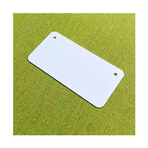 Toptan 1mm 6x12 abd araba etiketleri alüminyum plakalar boş kişiselleştirilmiş süblimasyon plaka baskı için boş - Product Image 1