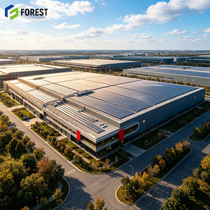 Grand fournisseur de bâtiments métalliques en acier avec structure d'atelier préfabriquée durable et unité d'entrepôt résistante - Product Image 1