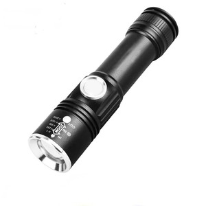 <span class=keywords><strong>2025</strong></span> mới P50 điện hiển thị <span class=keywords><strong>T6</strong></span>/XPE dẫn đi xe đạp ánh sáng USB ánh sáng mạnh mẽ đèn pin nhỏ ABS cơ thể Kính thiên văn zoom không thấm nước IP65 - Product Image 1