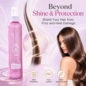 Spray para el cabello de marca privada, esencia anti-frizz, esencia suavizante con keratina, spray para brillo del cabello 450 ° Protección contra el calor F - Product Image 6
