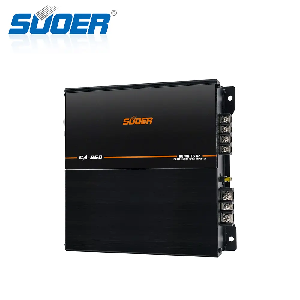 Suoer CA-260 verstärker 12v Verstärker Auto Sound Verstärker C-236 3800W 2 Kanal Leistungs starke Auto Bass AMP