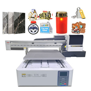 <b>Mug</b> Candle Embossed Multi Size Automatic Varnish Inkjet Flatbed 6090 Uv LED Printer for Flat Glass Aluminum Cans Bottle - Product Image 1