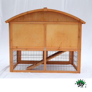 <span class=keywords><strong>Cage</strong></span> extérieure en bois massif pour lapin et cochon d'Inde avec toit en maille Style triangle pour petits animaux - Product Image 5