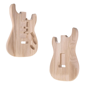 Corps de guitare électrique en paulownia inachevé bricolage personnalisé corps de guitare ST de remplacement pour kit de guitare électrique - Product Image 6
