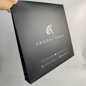 Custom Matte Black Paper Envelopes Silver Foil Logo Luxury Brand Packaging Paper Envelope For Brand Document Cosmetic Packaging - Product Image 2