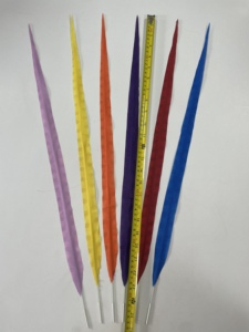 Plumes de faisan artificielles naturelles violettes à longue queue pour fête, carnaval, décoration de maison, mariage, vase, vacances, bricolage, artisanat, costume - Product Image 3