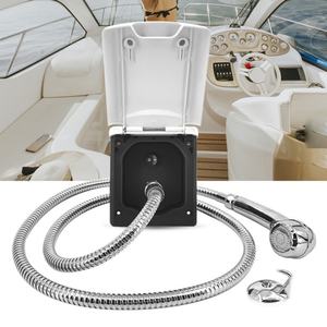 Premium <strong>RV</strong> Exterior Shower Box Kit Motorhomes Caravans Camper with Hose <strong>Faucet</strong> - Product Image 2
