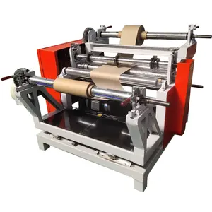 Machine automatique de refendage et de découpe de rouleaux de paille à boire en papier pour pailles en papier