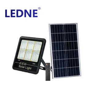 LEDNE бесплатный образец 50 Вт 100 Вт 200 Вт 300 Вт завод прямой ip66 Солнечный прожектор