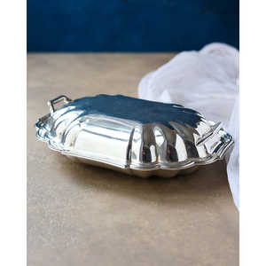 Plateau de service et élégante corbeille à légumes Gabriella P. Sheffield Angleterre - Product Image 6