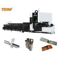 Machine de découpe laser de tubes avec système de contrôle Cypcut, semi-automatique, pour le poinçonnage de tuyaux, découpeuse laser à fibre
