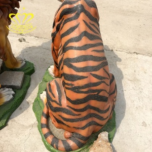 Cina fornitore in fibra di vetro statua di <span class=keywords><strong>tigre</strong></span> giardino strada paesaggio arte scultura parco giochi decorazione in resina artigianato - Product Image 6