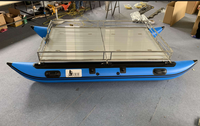 Catamaran gonflable de 3,6 m, style tout nouveau, bateau gonflable en aluminium pour la pêche