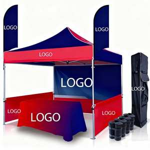 Stand d'exposition Cadre hexagonal Aluminium/Acier Personnalisé avec logo Intérieur/Extérieur 3x3m/10X10 Tente pop-up - Product Image 1