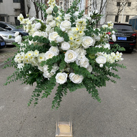 Nouveautés IFG : Boules de fleurs artificielles en soie de 70 cm, verdure et fleurs pour la remise des diplômes et la fête des mères
