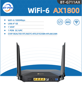 Bt-G711Ax doble Banda ffth con wifi6 ax1800 băng tần kép <span class=keywords><strong>VoIP</strong></span> <span class=keywords><strong>Dualband</strong></span> 4ge 5g sợi epon <span class=keywords><strong>GPON</strong></span> xpon <span class=keywords><strong>onu</strong></span> Wifi 6 Bộ định tuyến ONT - Product Image 3