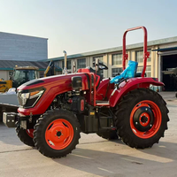 Hocheffizienter 70 PS Pflug-Traktor Multifunktionaler Hydraulischer Bodenbearbeitungs-Traktor Landwirtschaftlicher Leichter Diesel-Traktor