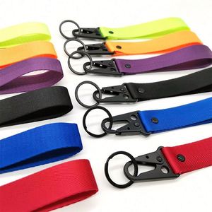 Factory Direct Sales In-stock PU Woven Tape <b>Keychains</b> Car Motorcycle <b>Personalized</b> Eagle-beak Keys Gravure Printing High Quality - Product Image 2