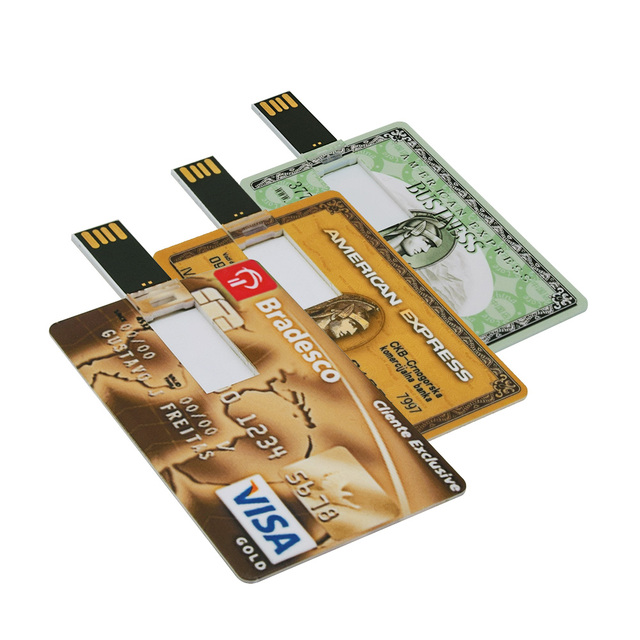 Custom USB Flash Disk Logo Flash Drive 128mb 512mb Business Card USB Pen Drive 8GB 16GB Credit Card USB Memory Flash