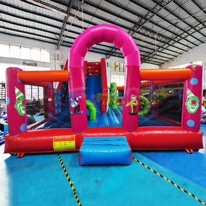 <b>Inflatable</b> obstacle course and bouncy castle combo commercial toddler bouncer outdoor party bounce <b>house</b> - Product Image 4