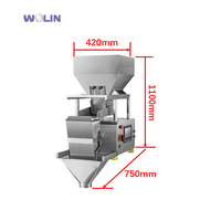 Peseur linéaire électrique de table compacte à remplissage numérique, à une tête pour grains de café de 1 à 5kg