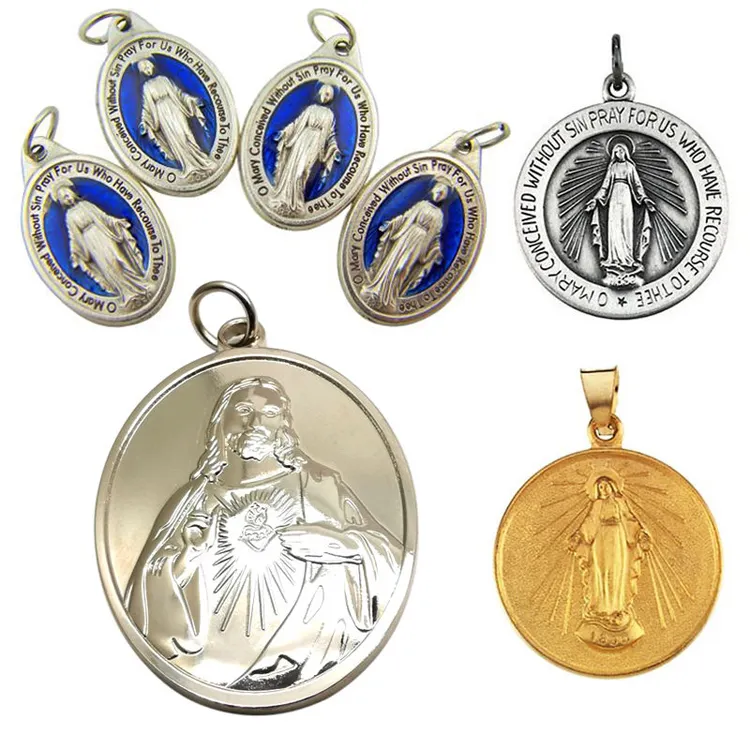 Medalla religiosa personalizada de alta calidad, Medalla Milagrosa