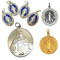 Fabbrica di Qualità di Hight Custom Religioso Medaglia San Giuseppe E Medaglia Miracolosa