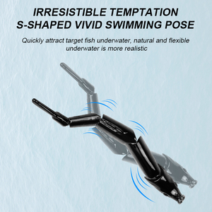 VMJM05-6.5 Top vende attraenti 16.8cm 39g di pittura olografica snodato Baby Bull Shad esche di <span class=keywords><strong>pesce</strong></span> - Product Image 2