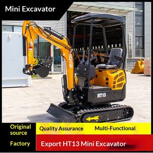 Excavadora Pequeña de Orugas de 1.3 Toneladas, Suministrada por Taiwán, para Huertos, Granjas y Uso Doméstico - Product Image 1