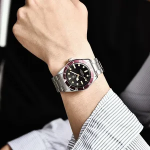 นาฬิกาข้อมือผู้ชาย BENYAR BY-5179 รุ่นใหม่ปี <span class=keywords><strong>2021</strong></span> หรูหรา ระบบจักรกล ดีไซน์สปอร์ต ธุรกิจ ออโตเมติก กันน้ำ Relogio Masculino - Product Image 2