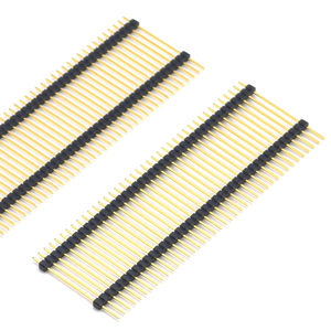 Conector de pin header de paso de 2.54mm, de una sola fila, recto, de plástico de dos capas, H5.0mm, 1*40P - Product Image 1