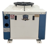 Condenseur compact de type U refroidi par air pour refroidisseur de boissons et unité de condensation de distributeur automatique R404A