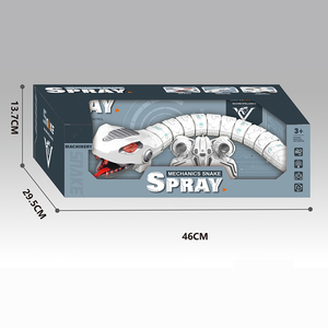 Dwi RC rắn đồ chơi với phun & ánh sáng & âm thanh tự động hiển thị RC động vật đồ chơi thực tế Trò Đùa đồ chơi Halloween Vui trẻ em Đồ chơi - Product Image 4