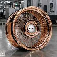 EVOR Wheel Top Selling Deep Dish Customized Center Caps untuk Velg Chrome 20 22 24 26