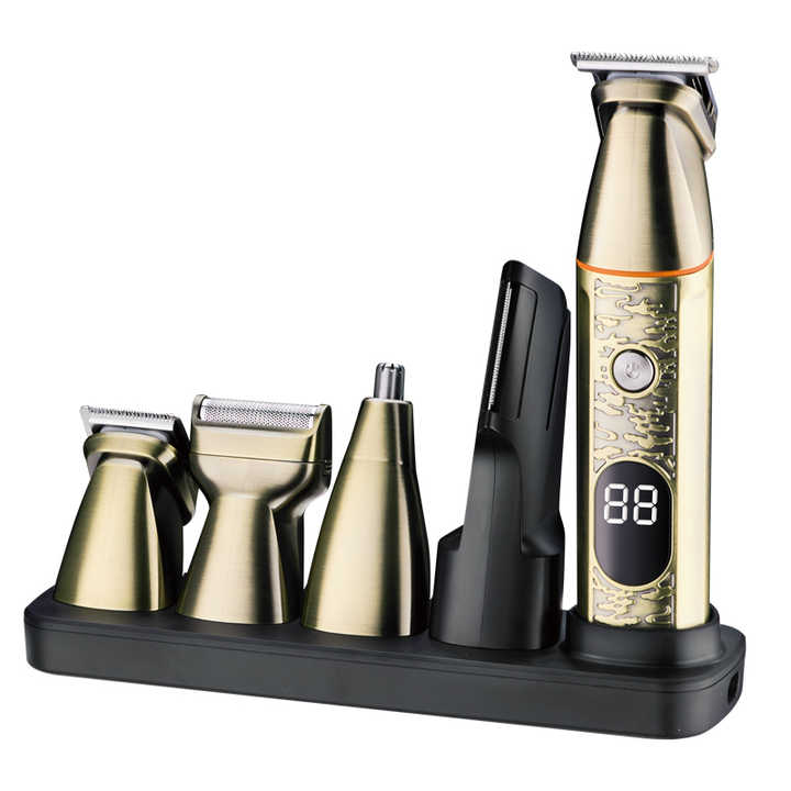 Metal Shell Magnetic Head Detachable System Beard Grooming Kit Hair ...