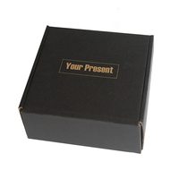 Boîte en carton d'emballage personnalisée, boîte express, boîte cadeau pour sous-vêtements, petit emballage extérieur rectangulaire rouge