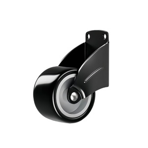 Rueda Inferior para Puerta, Negra, Antideslizante, de Acero Q235, Direccional, para Puerta de Madera, Soporte para Puerta Corredera - Product Image 2