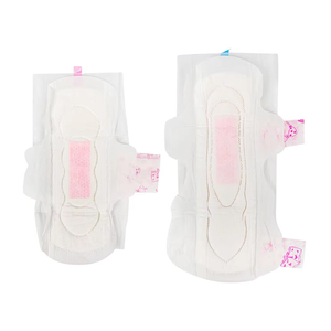 Toalla sanitaria femenina de bambú de buena calidad, almohadillas gruesas menstruales con alas para mujer - Product Image 4
