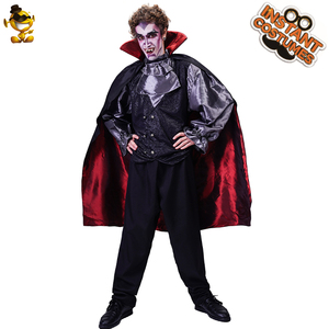 Costume da vampiro bello di Halloween Costume da vampiro gotico Cosplay per uomo - Product Image 2