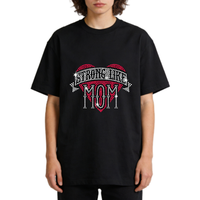 Transferts thermocollants personnalisés en strass pour la fête des mères, pour t-shirts