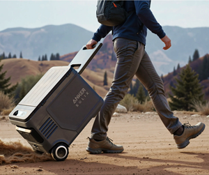 Anker SOLIX 23L App Control Solar Cooler <b>Box</b> Electric Refrigerator <b>Freezer</b> Portable Wheeled Insulated Cooler for Outdoor <b>Camping</b> - Product Image 2