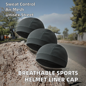Breathable Mesh Sports Skull <b>Cap</b> 100% Polyester Unisex Athletic Headwear OEM Manufacturer - Product Image 2
