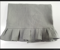 Torchon de cuisine avec ourlet à volants pour la décoration de cuisine Serviette de cuisine super absorbante en coton naturel 100%