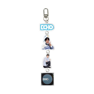 Llavero de acrílico con estampado UV Spot Jin Echo, accesorio de moda DIY para fans de ídolos - Product Image 2