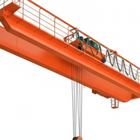 Prix de la grue à pont monorail à double poutre avec télécommande magnétique industrielle pour pont roulant électrique, vente en gros de Chine