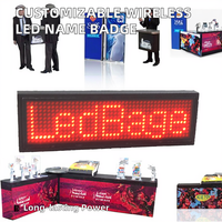 Placa de Identificación LED con Pantalla Editable por Aplicación, SDK OEM, Batería Recargable, Mini Etiqueta Magnética Inalámbrica para Educación
