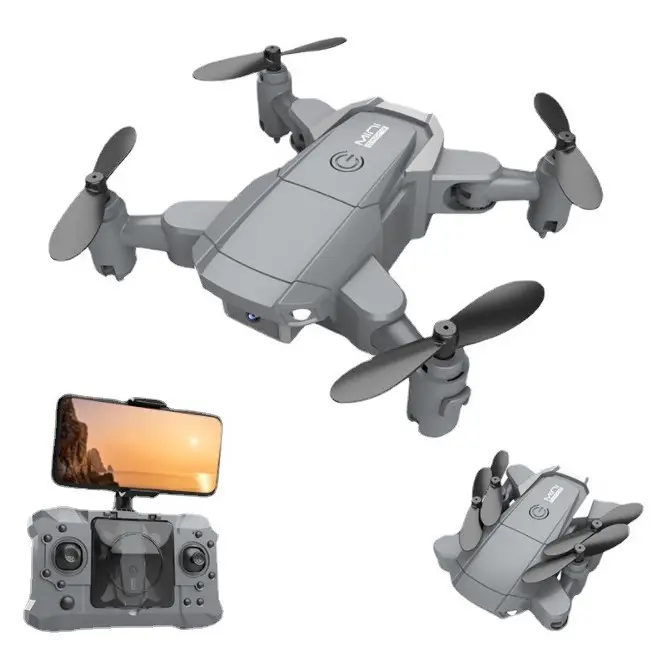 KY905 Mini FPV Drone With 4K Camera HD Foldable Drones One Key Return Follow Me RC Helicopter Quadrocopter Kid Toys