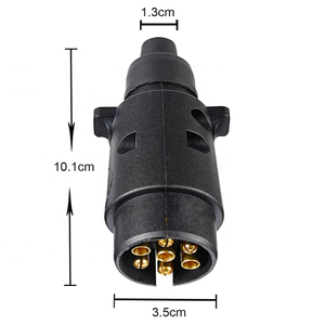 OEM nhà máy bán hàng <span class=keywords><strong>7</strong></span> pin/Cách <span class=keywords><strong>Trailer</strong></span> cắm cáp dây nịt <span class=keywords><strong>Trailer</strong></span> nối 12V phong cách Châu Âu vòng <span class=keywords><strong>Adapter</strong></span> - Product Image 6